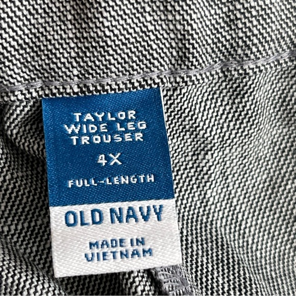 Old Navy Taylor Wide Leg Trouser Pants Women’s Plus Size 4X Extra High Waisted - Picture 8 of 9